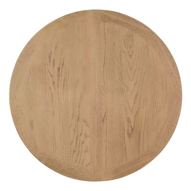 Table de salle à manger et de cuisine extensible 54 W Rétro avec 12 rallonges, bois naturel chêne+blanc cassé/espresso/laveur de bois naturel