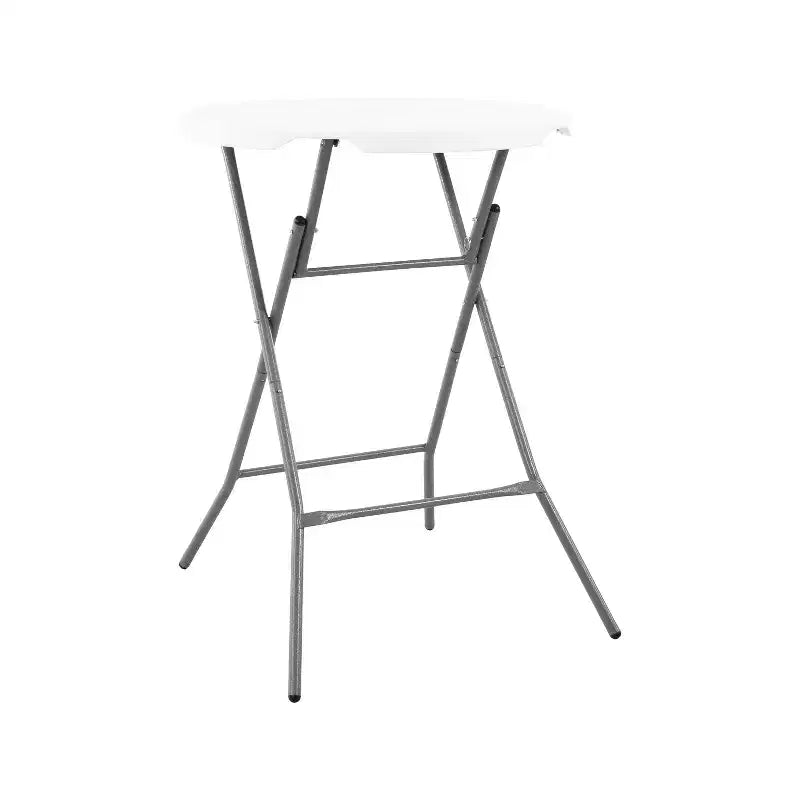 Table haute de bar à cocktails portable en résine pour les fêtes/événements en extérieur