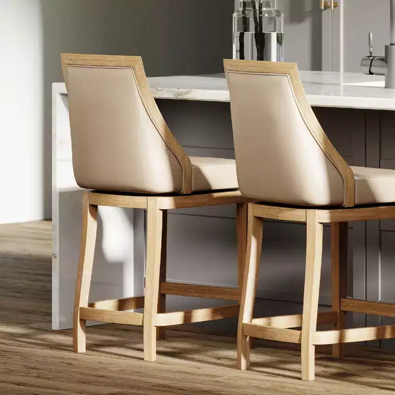 Tabouret de comptoir en similicuir 26