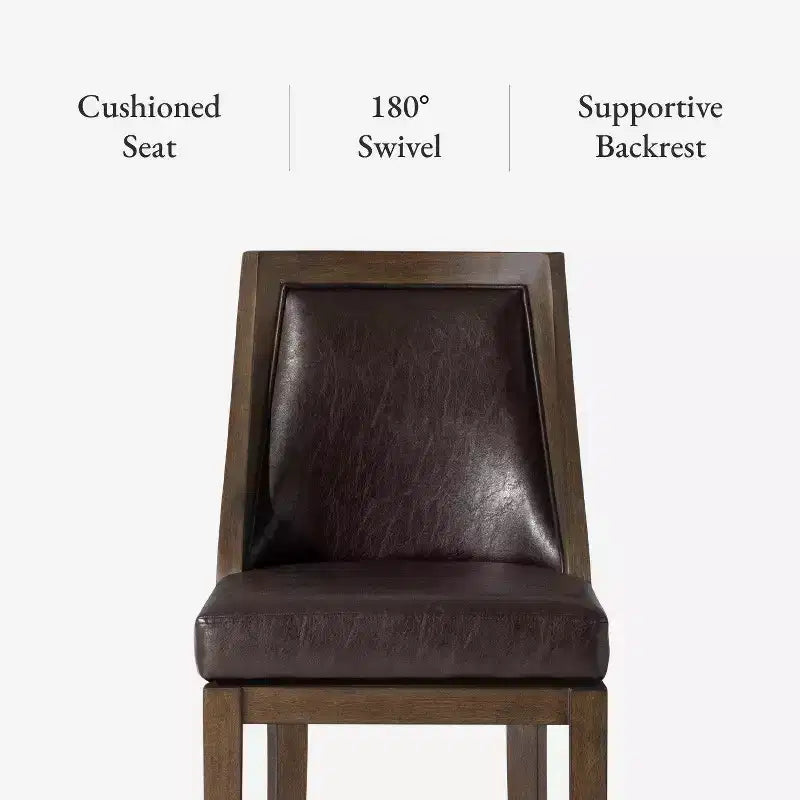 Tabouret de comptoir en similicuir 26