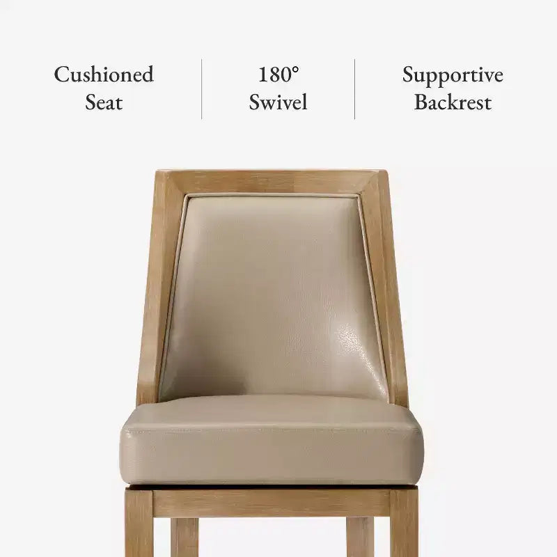 Tabouret de comptoir en similicuir 26