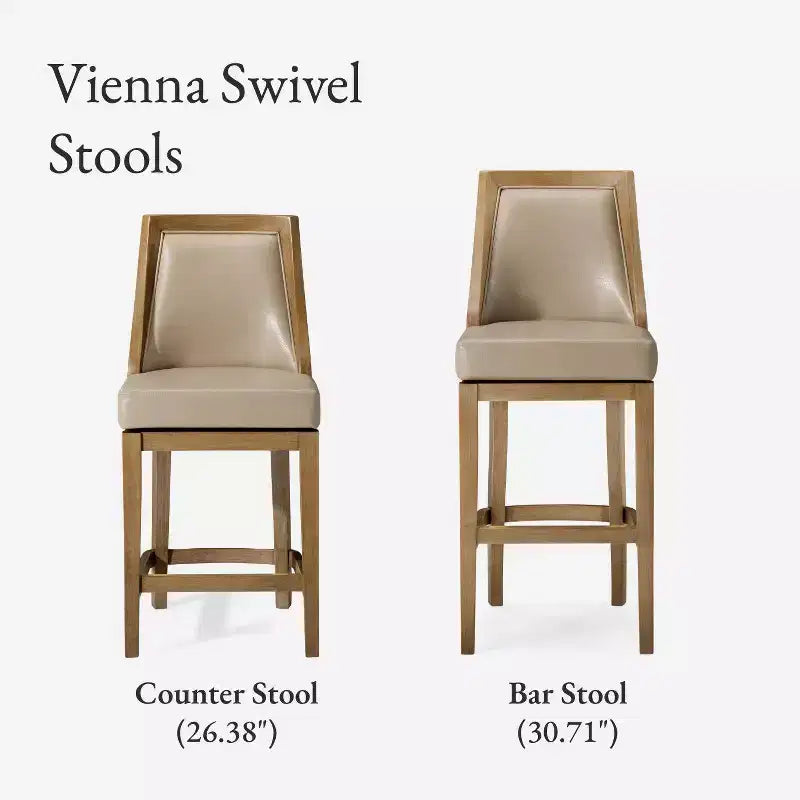 Tabouret de comptoir en similicuir 26