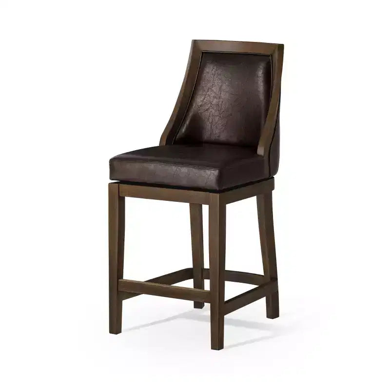 Tabouret de comptoir en similicuir 26
