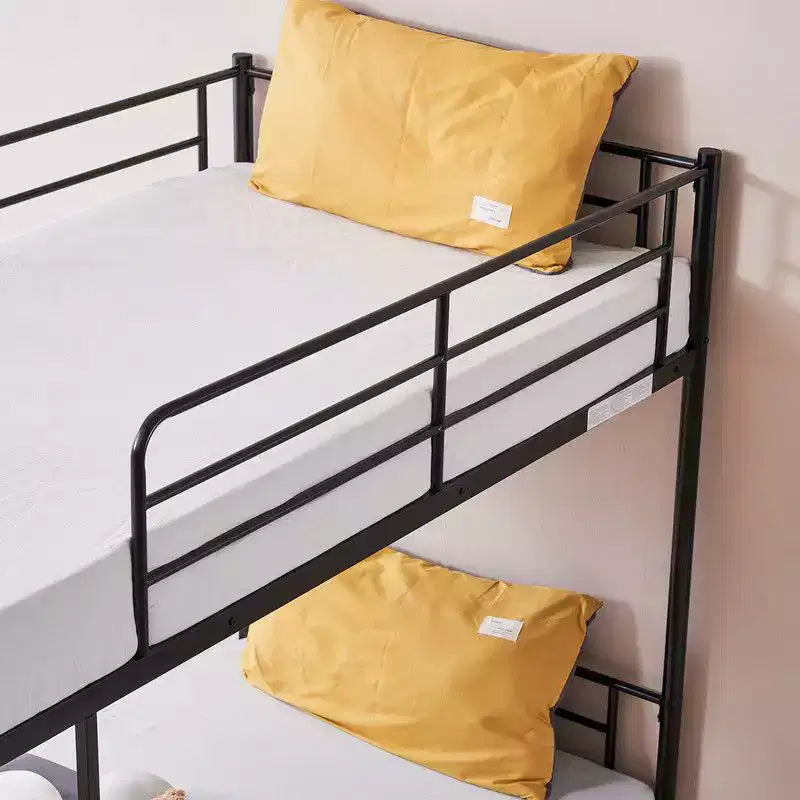 Lit superposé en acier, deux places, avec échelle, pour chambre à coucher, dortoir, enfants et adultes