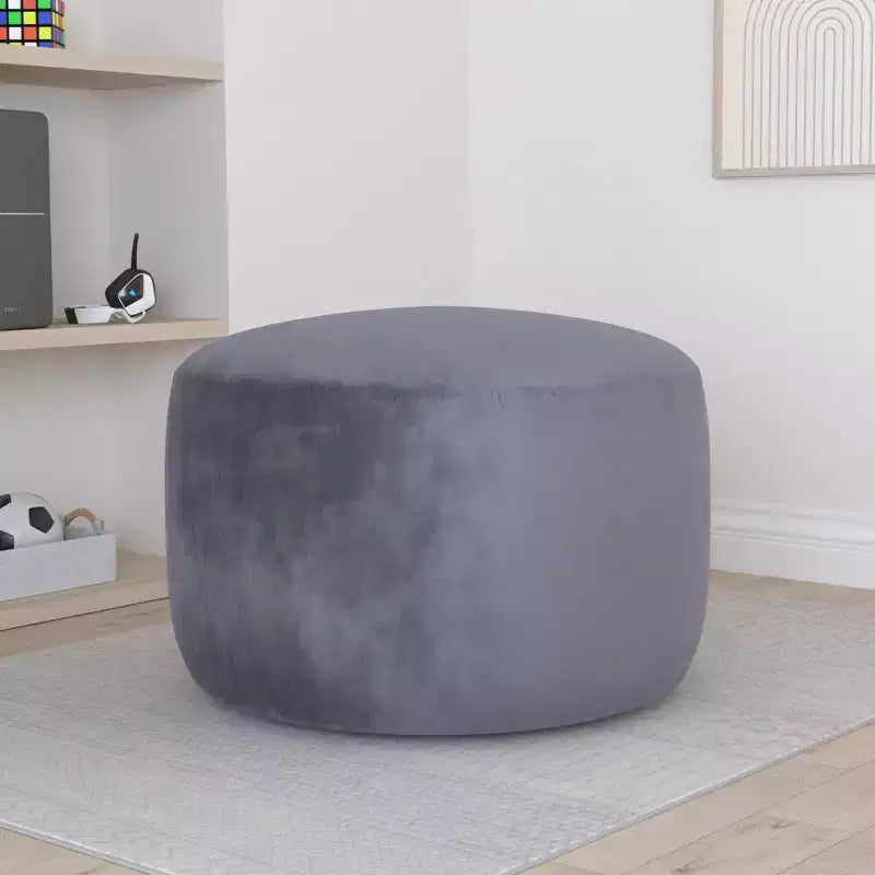 Pouf géant en mousse à mémoire de forme de 120 cm pour adultes, grand canapé avec housse amovible en microfibre moelleuse de 1,2 m