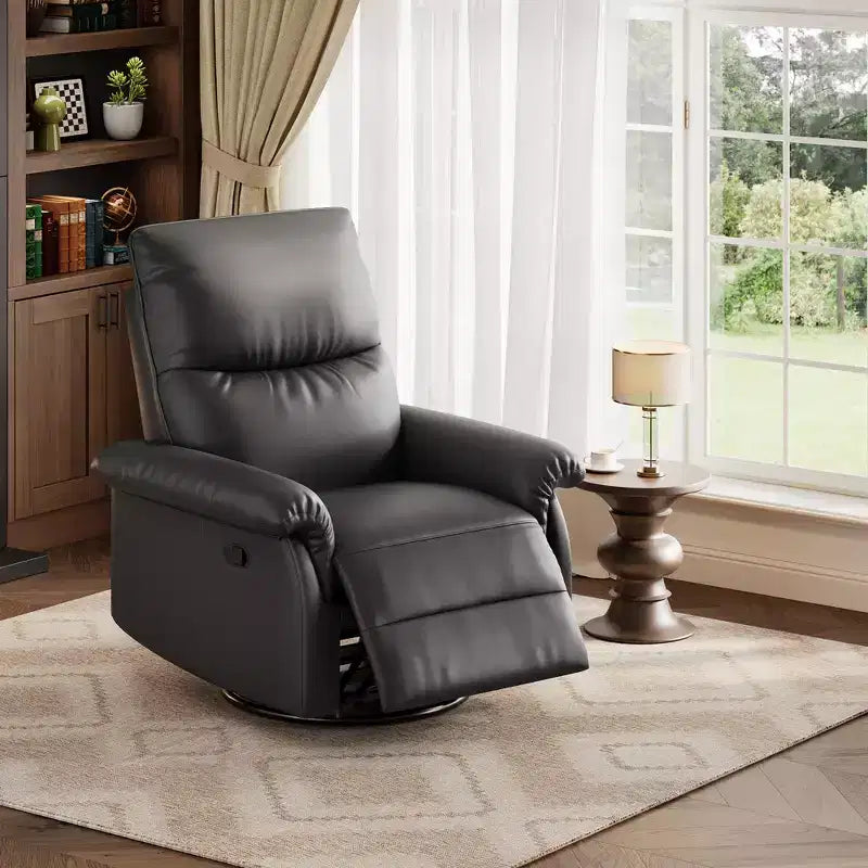 Swivel Rocker Recliner Chair, Deep Seat Rocker Glider, for Living Room, Bedroom