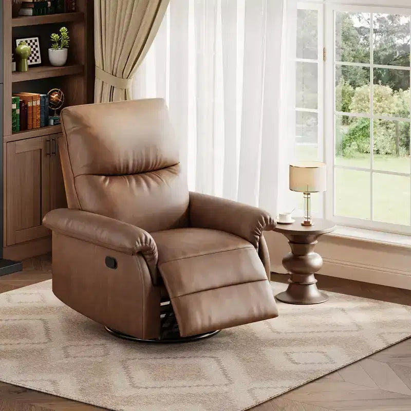 Fauteuil inclinable, pivotant et à bascule, planeur à bascule à siège profond, pour salon, chambre à coucher