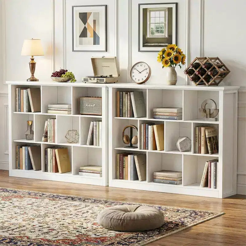 Étagère de rangement à cubes, bibliothèque sur pied