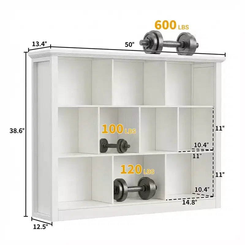 Étagère de rangement à cubes, bibliothèque sur pied