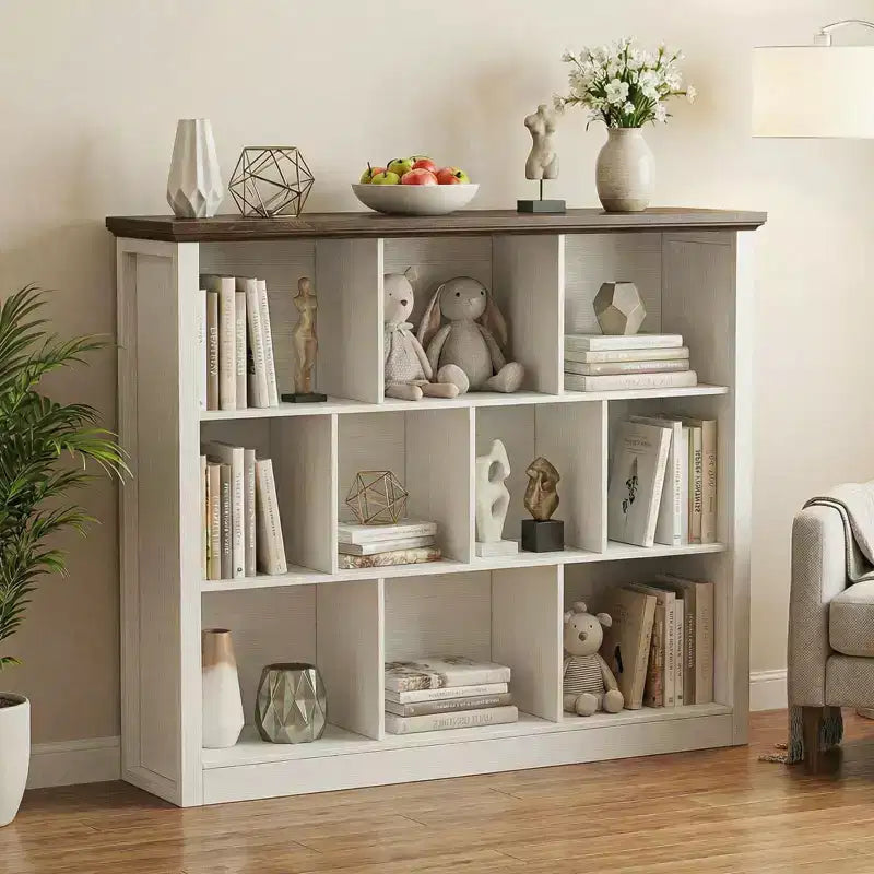 Étagère de rangement à cubes, bibliothèque sur pied