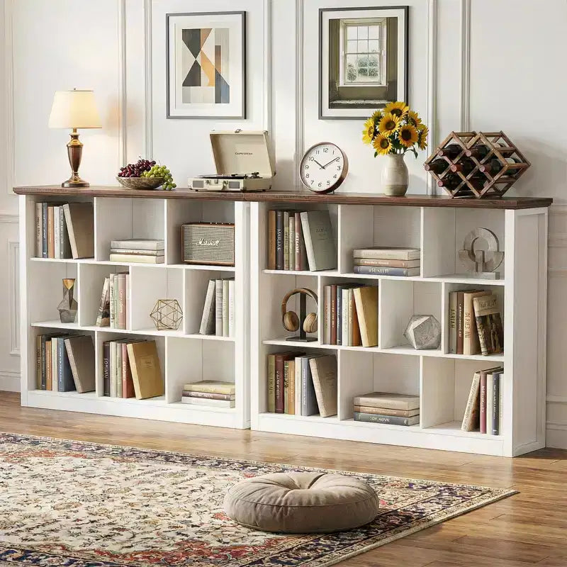 Étagère de rangement à cubes, bibliothèque sur pied