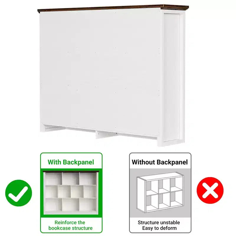 Étagère de rangement à cubes, bibliothèque sur pied