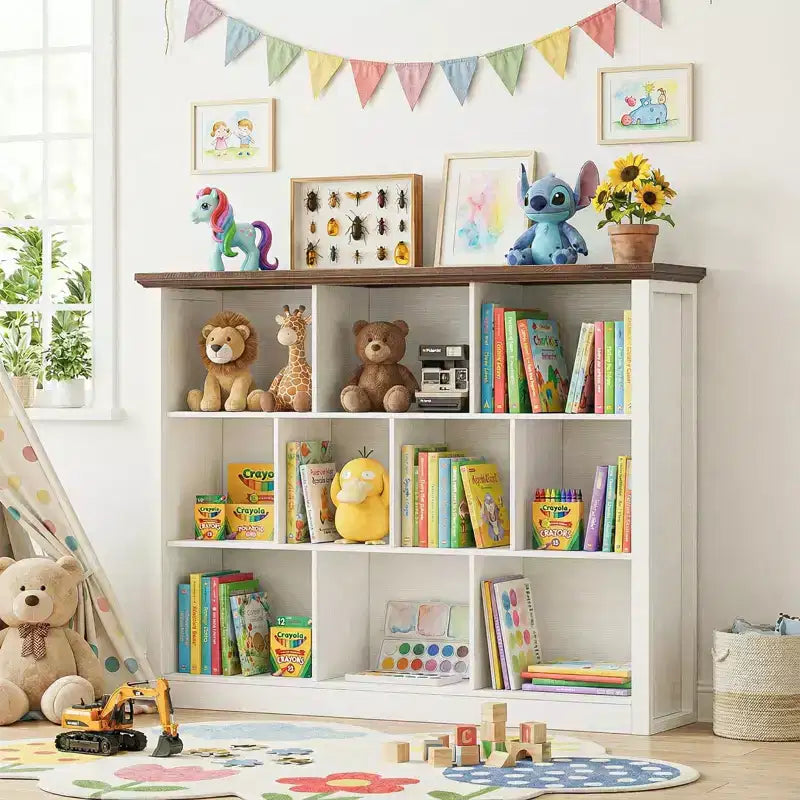 Étagère de rangement à cubes, bibliothèque sur pied