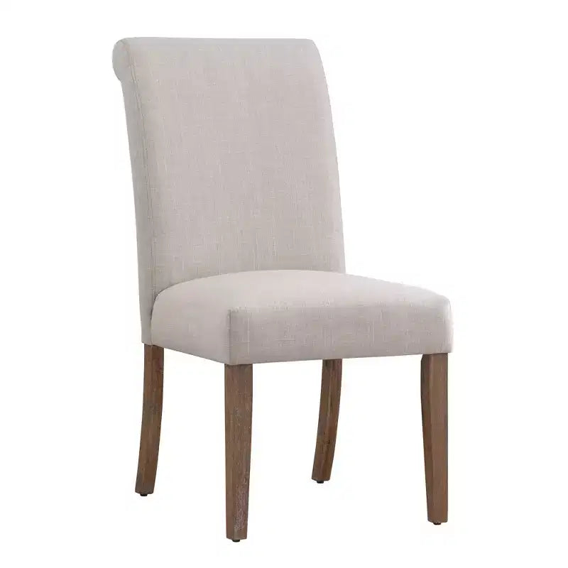 Chaises à dossier roulé déhoussables