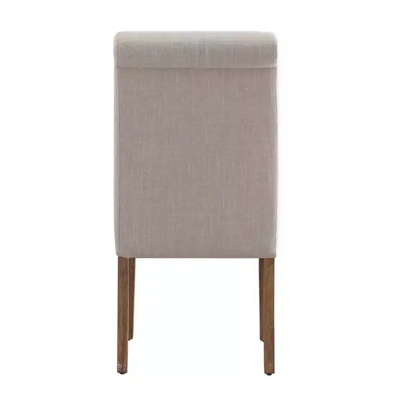 Chaises à dossier roulé déhoussables