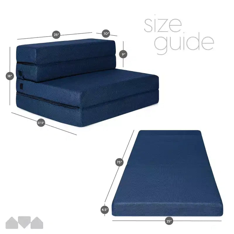Matelas de canapé-lit pliant en mousse