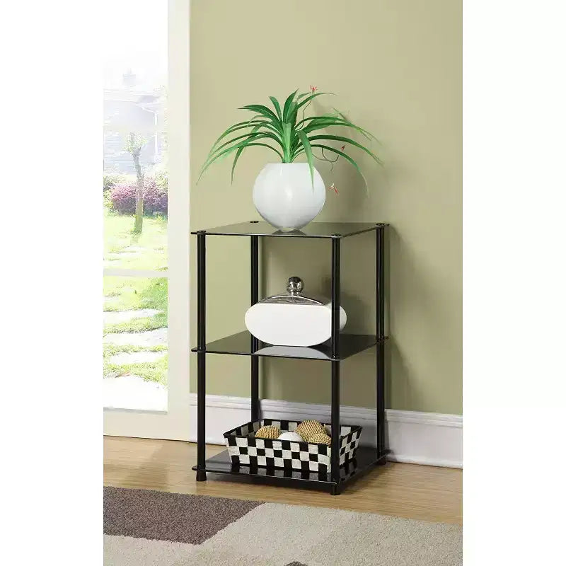 Dessus de table basse rectangulaire en verre