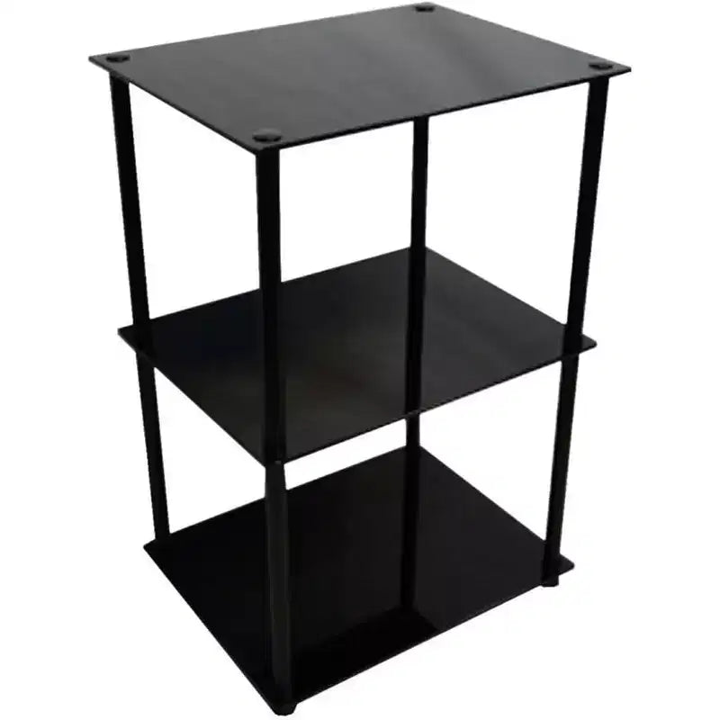 Dessus de table basse rectangulaire en verre