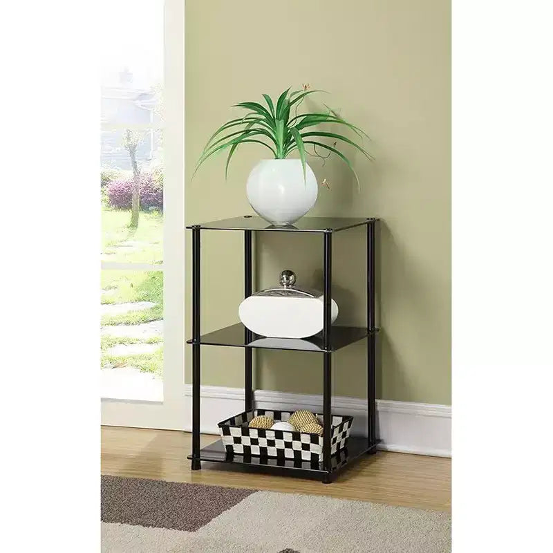 Dessus de table basse rectangulaire en verre