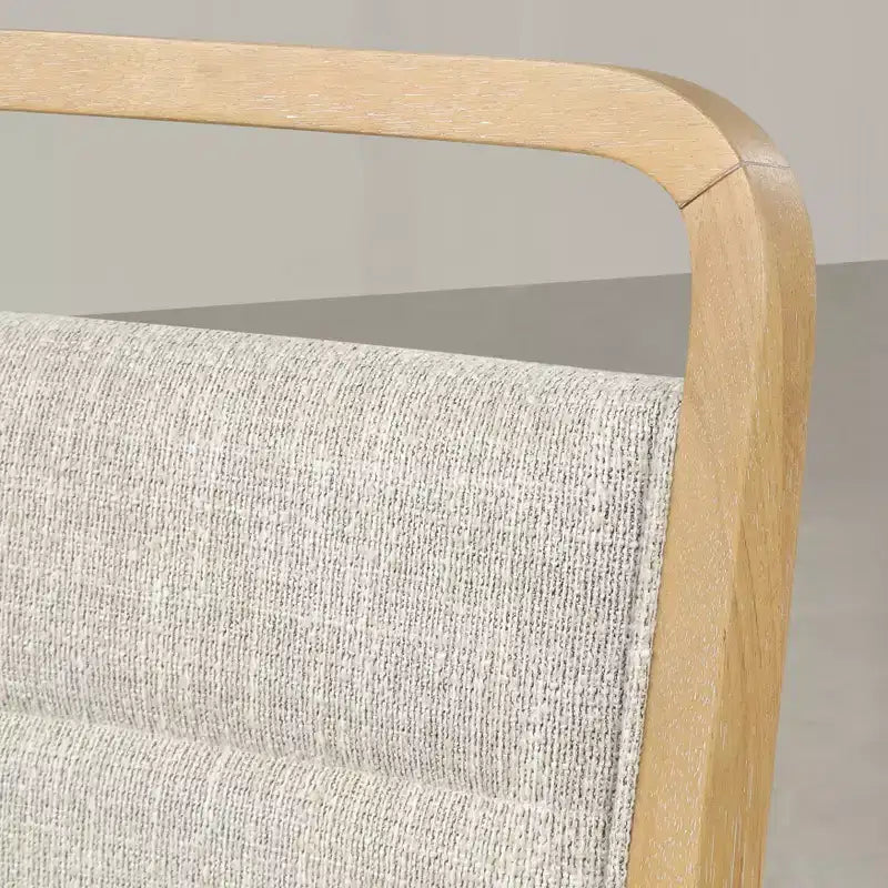 Chaises de salle à manger avec cadre en bois massif