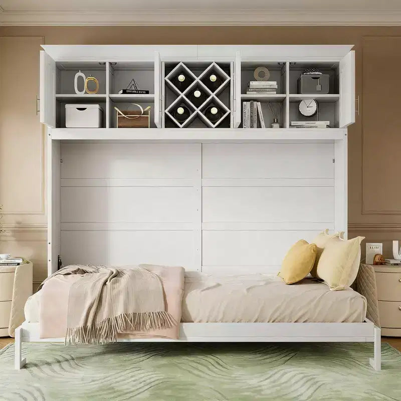 Lit Moderne avec 2 Commodes pour Salon ou Appartement