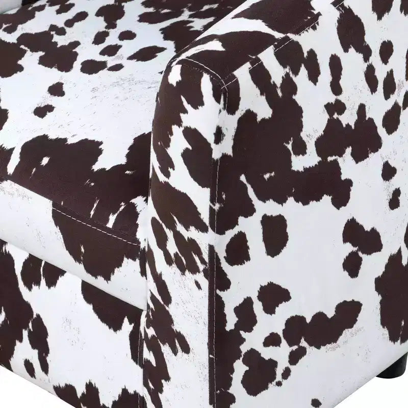 Fauteuil d'appoint avec pouf