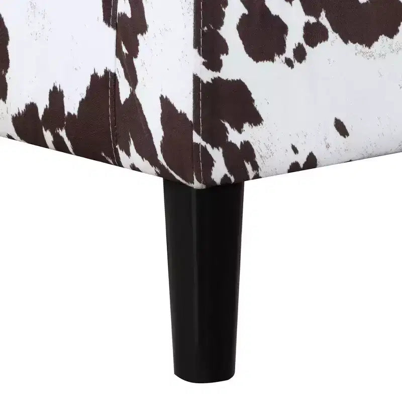Fauteuil d'appoint avec pouf