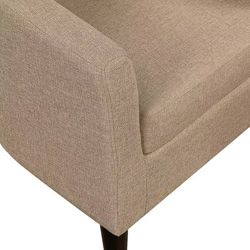Fauteuil d'appoint avec pouf
