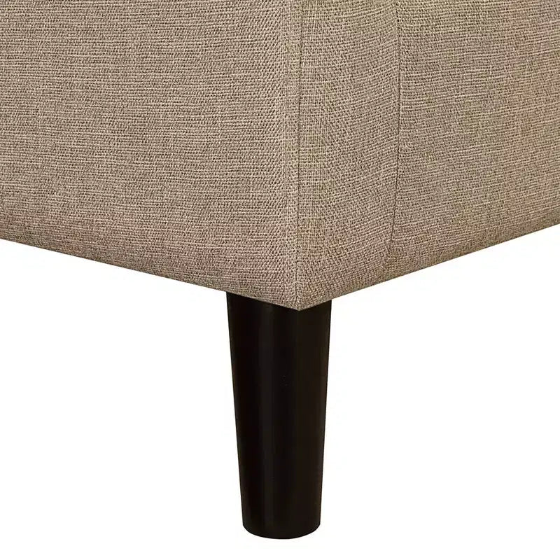 Fauteuil d'appoint avec pouf