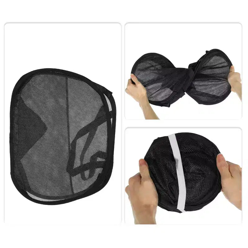 Panier à linge en maille pliable 90 L 1 pièce