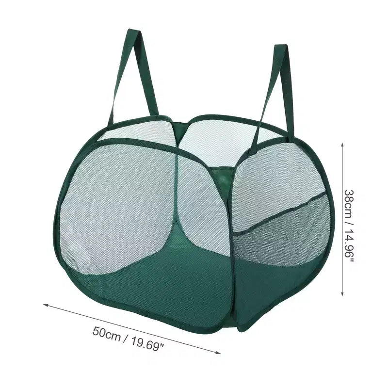 Panier à linge en maille pliable 90 L 1 pièce
