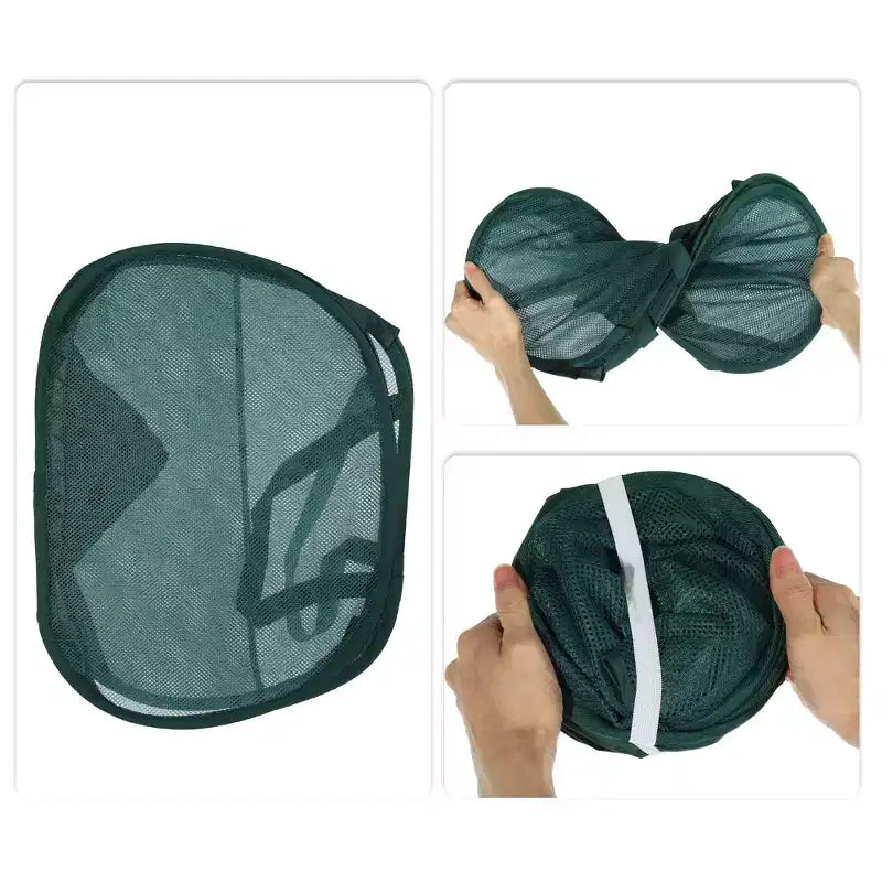 Panier à linge en maille pliable 90 L 1 pièce