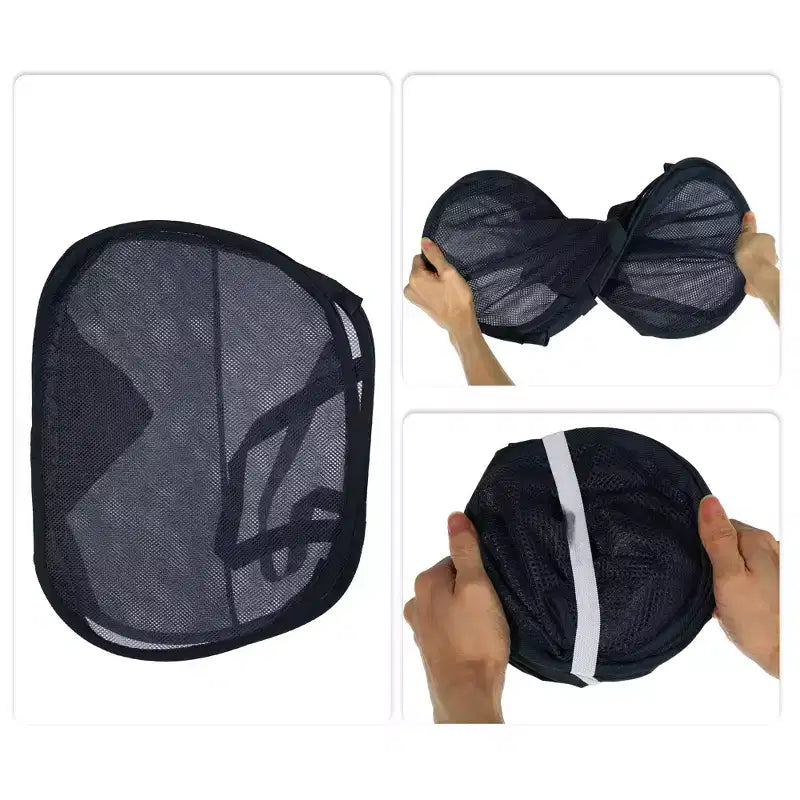 Panier à linge en maille pliable 90 L 1 pièce