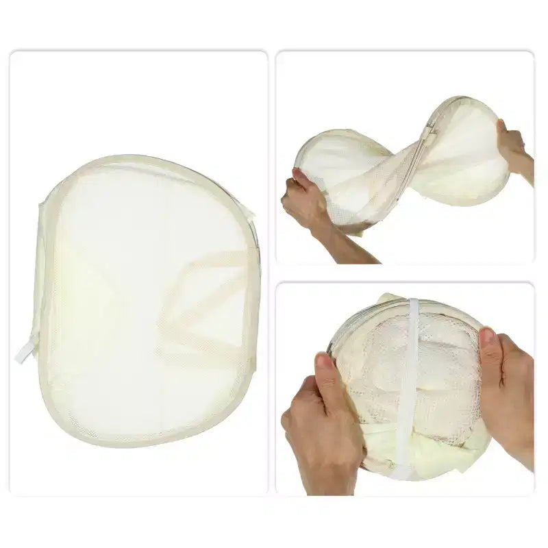 Panier à linge en maille pliable 90 L 1 pièce
