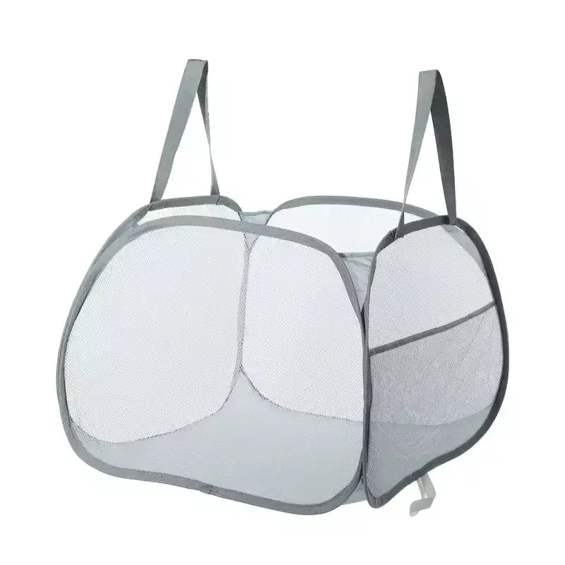 Panier à linge en maille pliable 90 L 1 pièce