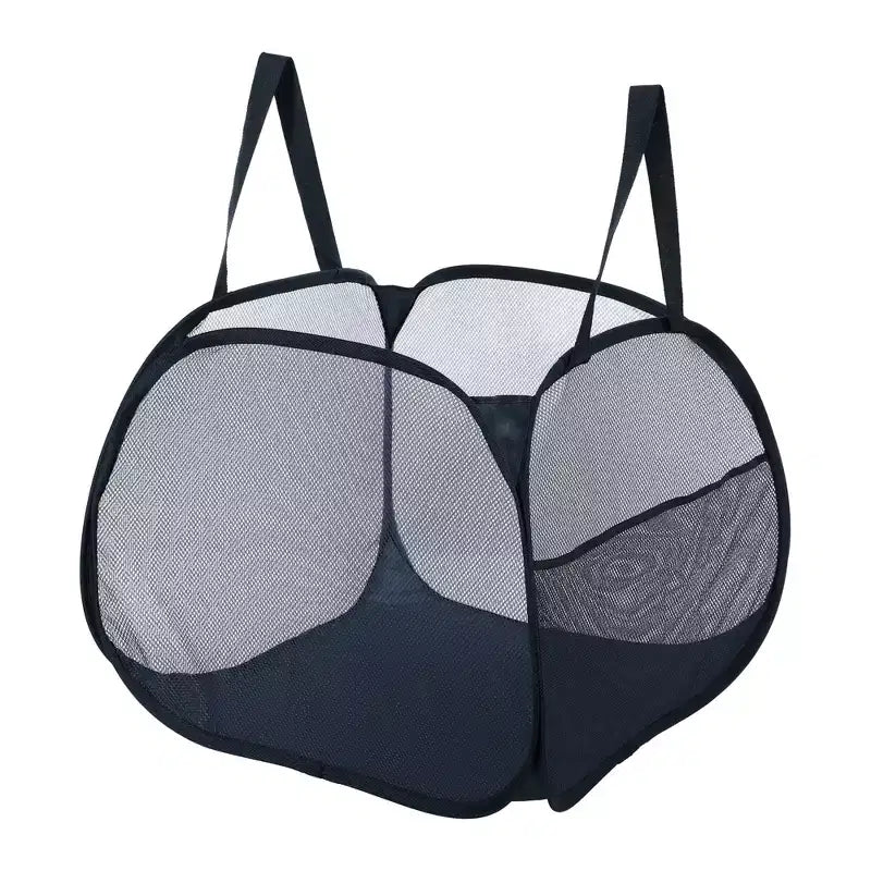 Panier à linge en maille pliable 90 L 1 pièce